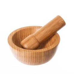 secret d'gourmet Vinagreras, Azucareros, Saleros Y Pimenteros>Mortero De Bambú 13X5Cm