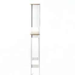 Muebles Con Lavabo Y Auxiliares>Mueble para baño wc DENVER blanco y marrón 173cm