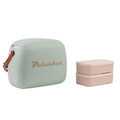Tapas Y Cubiertas>Nevera Polarbox Verde 6L 2 Recipientes