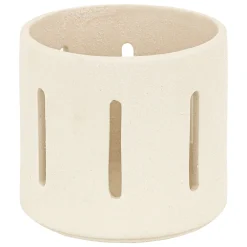 atmosphera Portavelas Y Candelabros>Nuna Portavelas De Cerámica Blanco