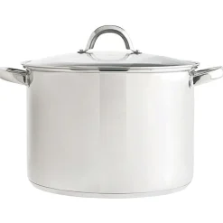 Cazuelas, Sartenes Y Hervidores>Olla De Acero Inoxidable C/Tapa 22Cm