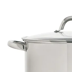 Cazuelas, Sartenes Y Hervidores>Olla De Acero Inoxidable C/Tapa 22Cm