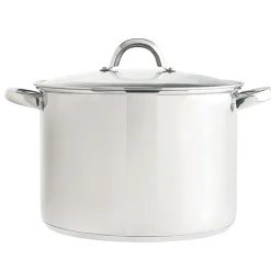 Cazuelas, Sartenes Y Hervidores>Olla De Acero Inoxidable C/Tapa 30Cm