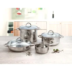 Cazuelas, Sartenes Y Hervidores>Olla De Acero Inoxidable C/Tapa 18Cm