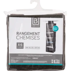 basics Cajas De Almacenamiento Y Organizadores>Organizador Armario Colgante C/6 Comp.