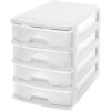Accesorios De Almacenamiento>Organizador C/4 Cajones A4 Bajo