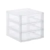 Accesorios De Almacenamiento>Organizador C/3 Cajones A5 Transparente