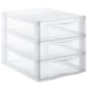Accesorios De Almacenamiento>Organizador C/3 Cajones A4 Transparente