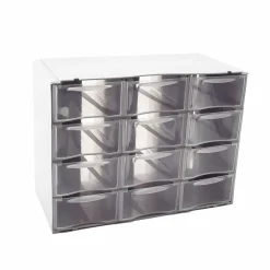 Accesorios De Almacenamiento>Organizador C/12 Cajones Blanco