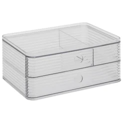 5five Accesorios De Lavabo>Organizador con 2 cajones GAMME PLASTOR 10x23,3x16
