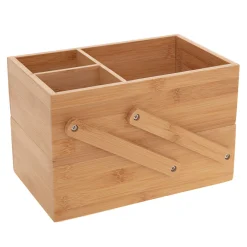 5five Cestas De Almacenamiento>Organizador De Bambú C/2 Compartimentos