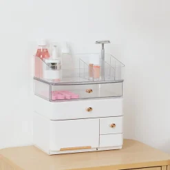 5five Accesorios De Lavabo>Organizador wc blanco con cajones 27cm