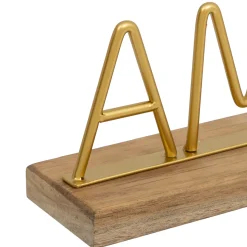 atmosphera Accesorios|Estilo Rústico>Palabra decorativa amour dorada