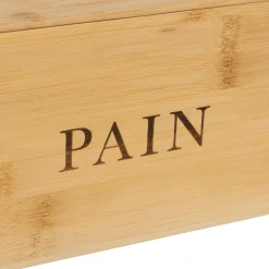 5five Cestas De Pan>Panera de bambú 20.2x12.7x33.2cm