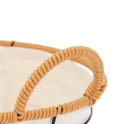 Cestas De Pan>Panera Redonda Metálica Con Asas