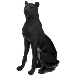 atmosphera Accesorios|Estilo Contemporaneo>Pantera Decorativa Resina 41.5x21x61.5Cm