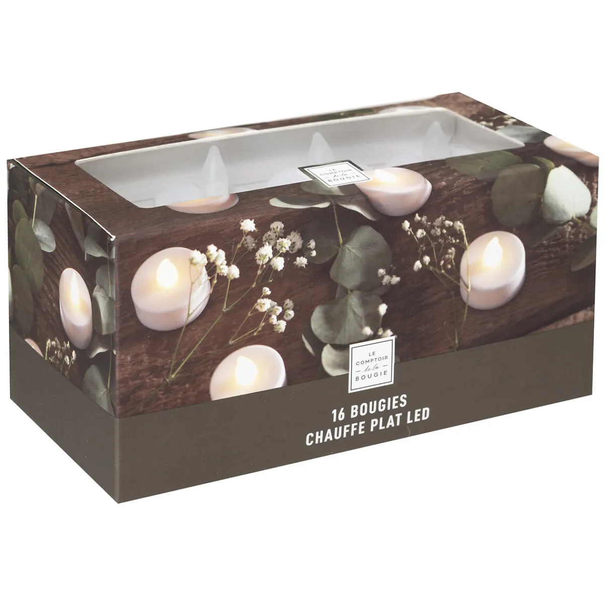 atmosphera Velas>Paquete 16 Velas Blancas Tealight Led
