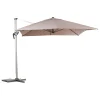 hespéride Parasol Y Bases>Parasol EQUADOR gris pardo adonizado 3x4m