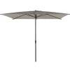 hespéride Parasol Y Bases>Parasol LOOMPA gris pardo 2x3m