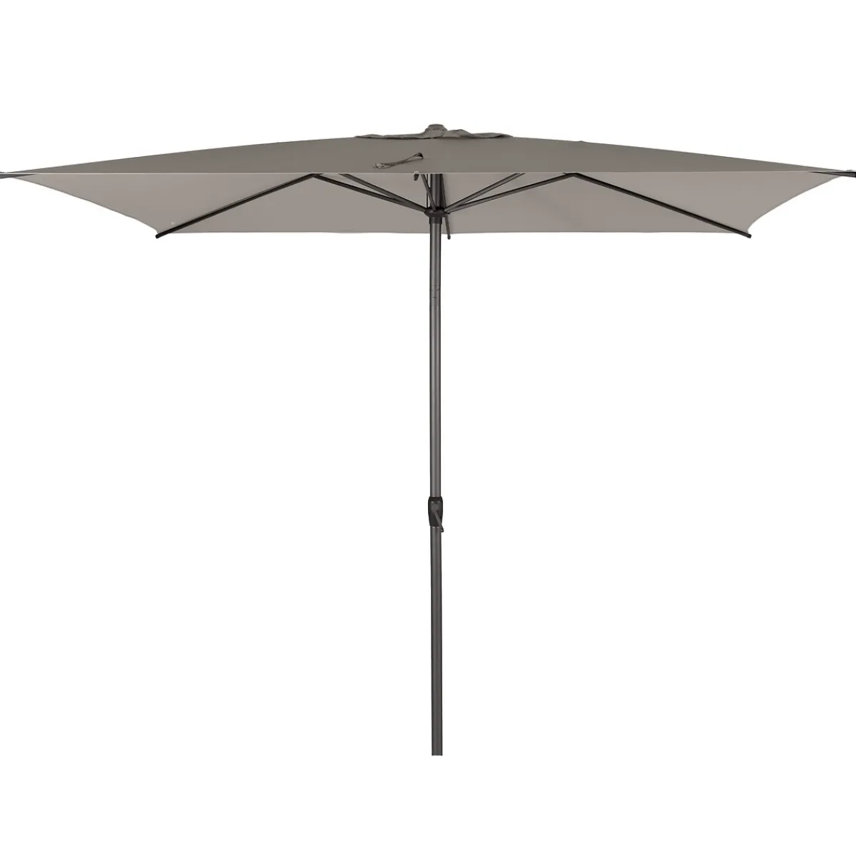 hespéride Parasol Y Bases>Parasol LOOMPA gris pardo 2x3m