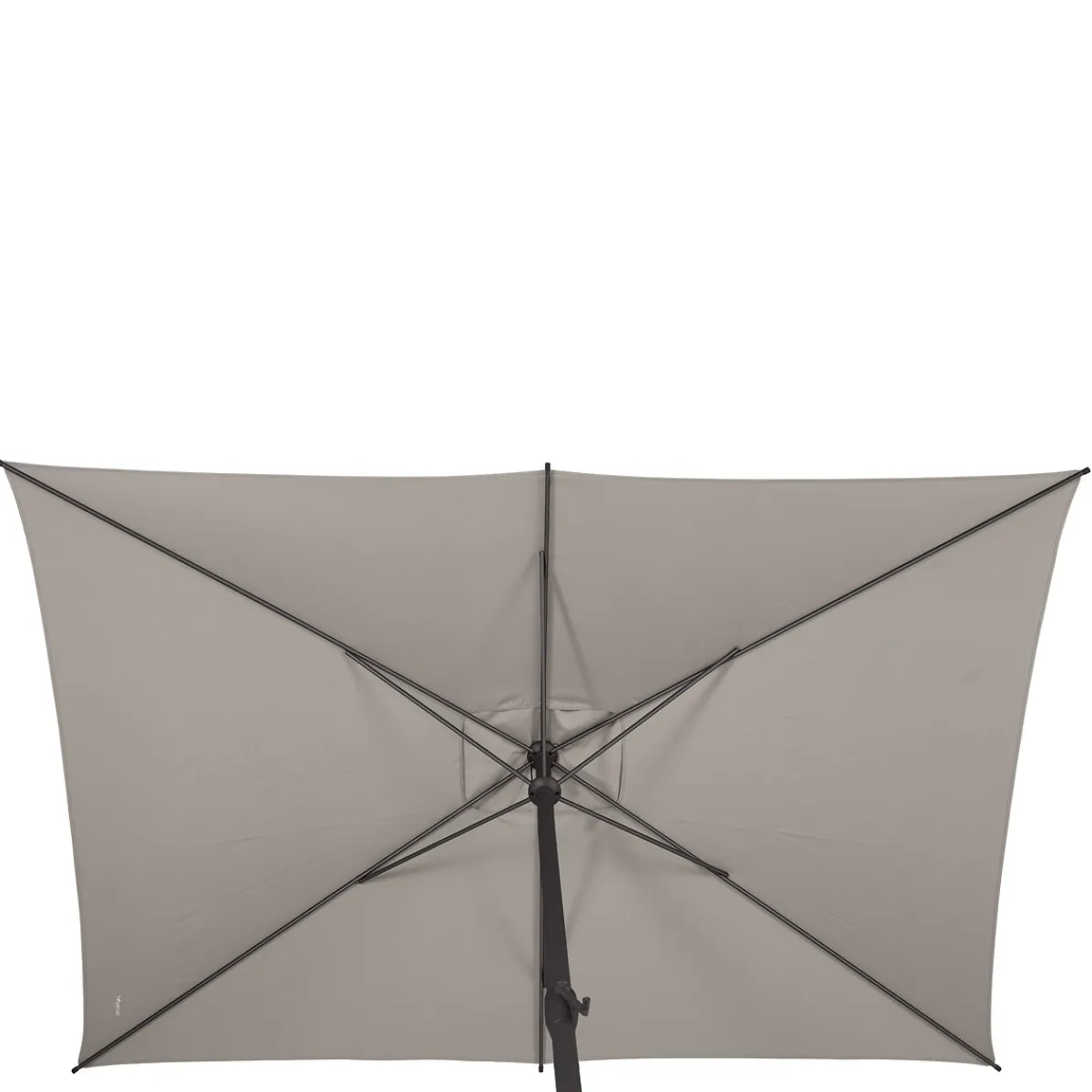 hespéride Parasol Y Bases>Parasol LOOMPA gris pardo 2x3m