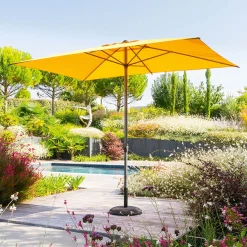 hespéride Parasol Y Bases>Parasol LOOMPA mostaza 2x3m