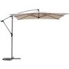hespéride Parasol Y Bases>Parasol MANOA excéntrico beige blé 2,5x2,5m