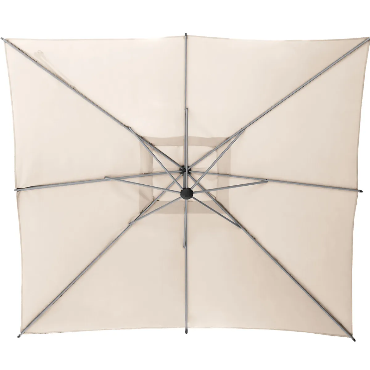 hespéride Parasol Y Bases>Parasol MANOA excéntrico beige blé 2,5x2,5m