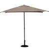 hespéride Parasol Y Bases>Parasol SOYA gris pardo 2.5x2.5m