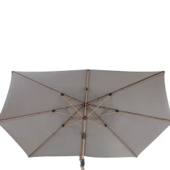 hespéride Parasol Y Bases>Parasol TIKEO platine 3x4m