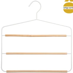 5five Perchas Y Travesaños>Percha De Metal Con Madera