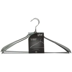 5five Perchas Y Travesaños>Percha De Metal/Pvc 2Uds