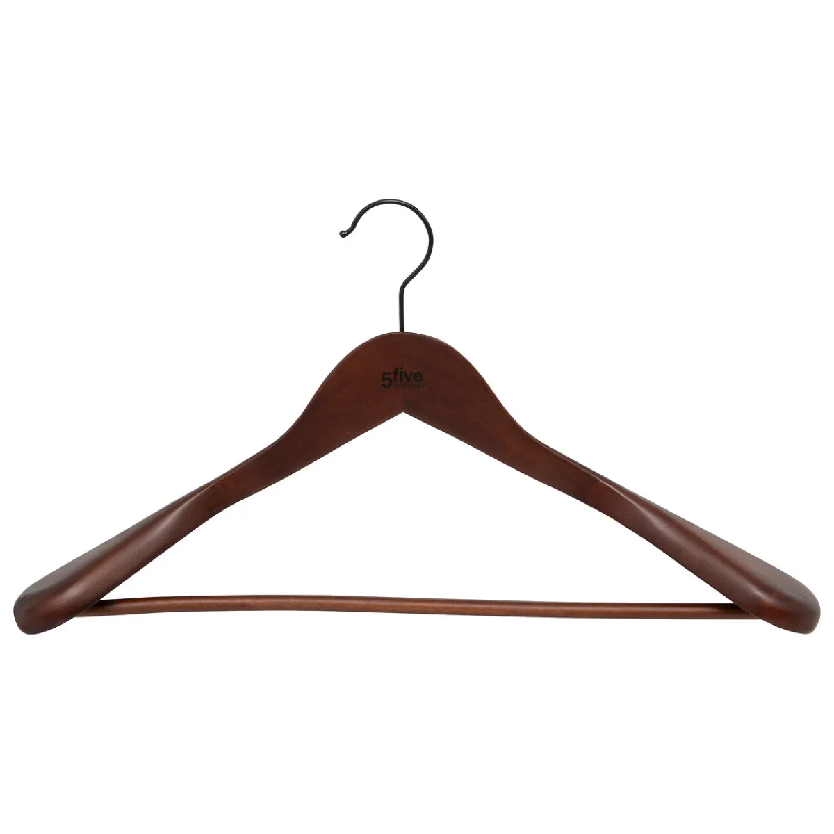 5five Perchas Y Travesaños>Percha Vintage De Madera Para Sacos