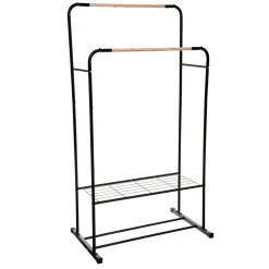 5five Soportes>Perchero De Metal Con Barra Doble