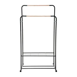 5five Soportes>Perchero De Metal Con Barra Doble