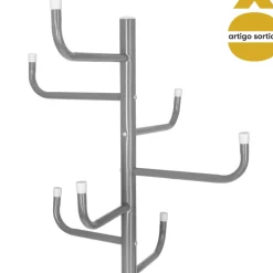 basics Perchas Y Travesaños>Perchero De Pie Metálico Gris