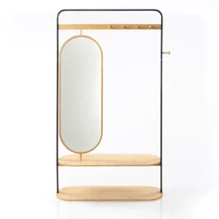 Perchas Y Travesaños>Perchero Recibidor Con Espejo 172cm