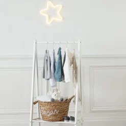 Niños atmosphera4kids Mobiliario>Perchero Simple Mdf Blanco 60x30x114Cm