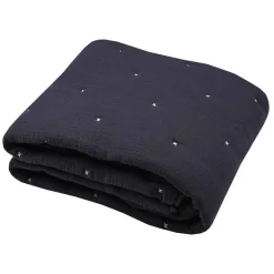 Edredones Y Colchas>Pie De Cama Azul Oscuro 130x180cm