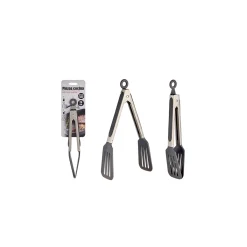 Utensilios Para Servir>Pinzas Ranuradas Con Mango Inoxidable