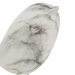 atmosphera Accesorios|Estilo Contemporaneo>Pájaro decorativo OLEN blanco 19cm