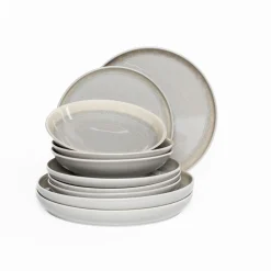 atmosphera Platos>Plato de postre ANITA verde de cerámica 22cm