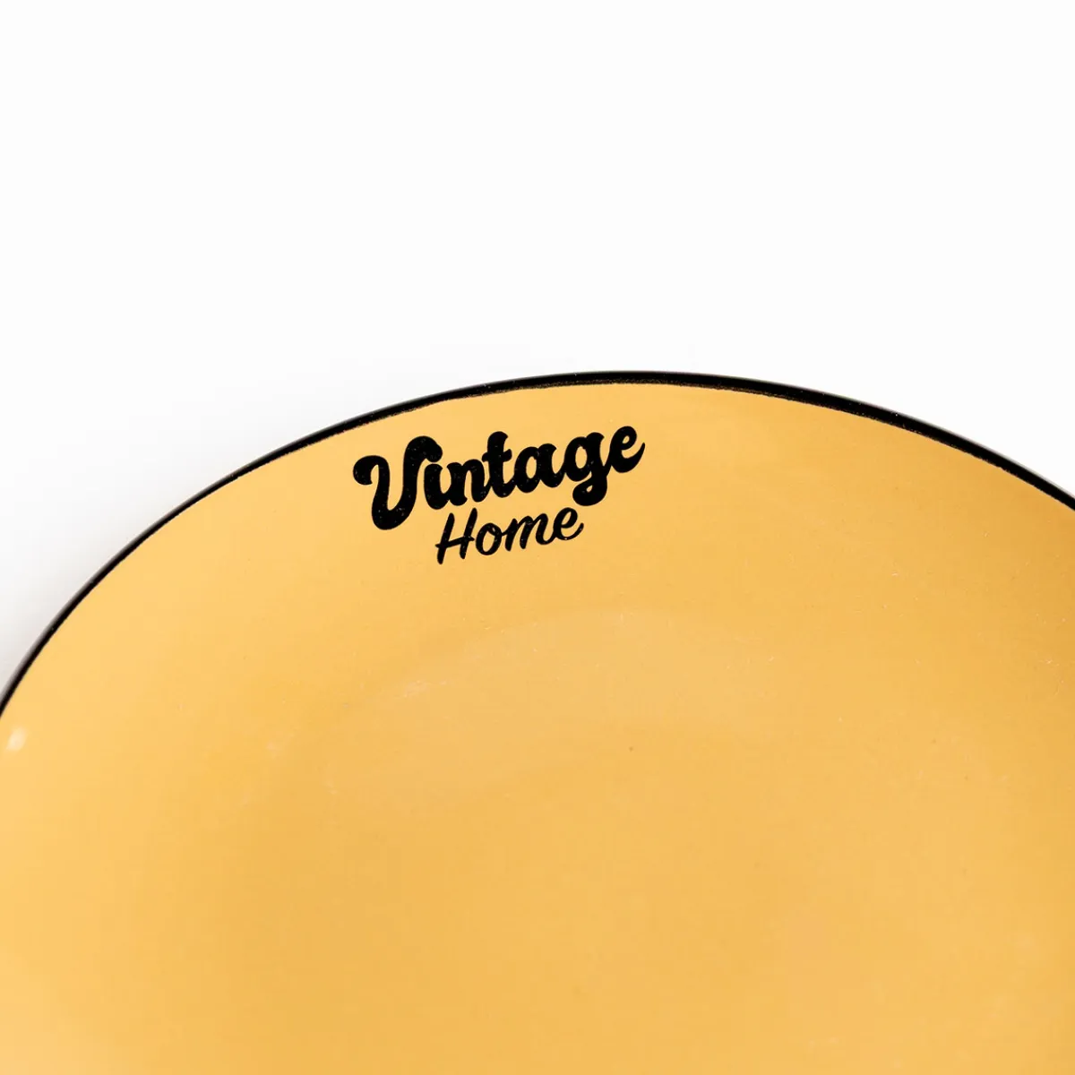 Platos>Plato de Postre BE VINTAGE Amarillo 19cm