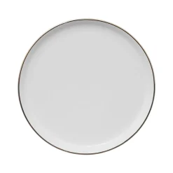 Platos>Plato De Postre Sublima Gris Claro De Porcelana