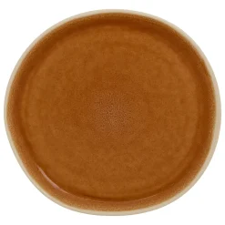 atmosphera Platos>Plato de postre WONJA marrón de cerámica 27cm