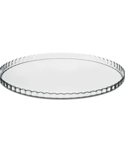 Platos Para Tartas, Tartas Y Bombones>Plato De Tarta De Vidrio 32.8x32.7x2.1Cm