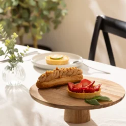 Degustación>Plato De Tartas De Acacia 28Cm