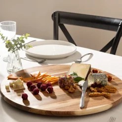 Degustación>Plato De Tartas Marrón De Madera 50cm