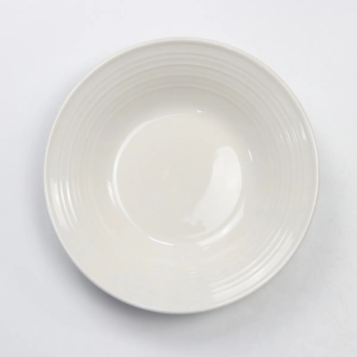 Platos>Plato Hondo Blanco Pure de Porcelana 22cm