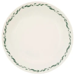 atmosphera Platos>Plato hondo LAURIER blanco de porcelana 20cm